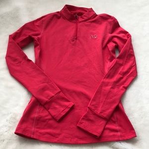Under Armour Quarter Zip Pink/Red